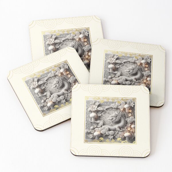 Item preview, Fantasy Dragon zodiac ushering Lunar New Year (silvergoldvisionary) designed and sold by SGVisionary.