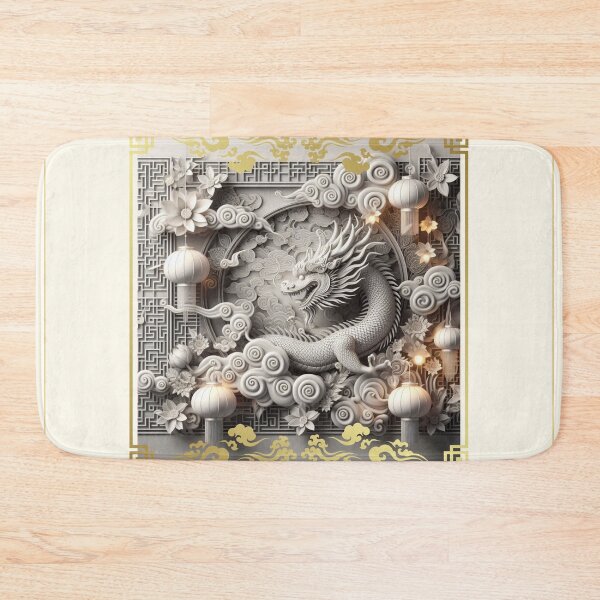 Item preview, Fantasy Dragon zodiac ushering Lunar New Year (silvergoldvisionary) designed and sold by SGVisionary.