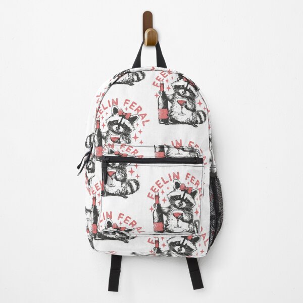 Item preview, Feral Girl Summer Raccoon Feeling Feral Retro Vintage designed and sold by spirorinin.