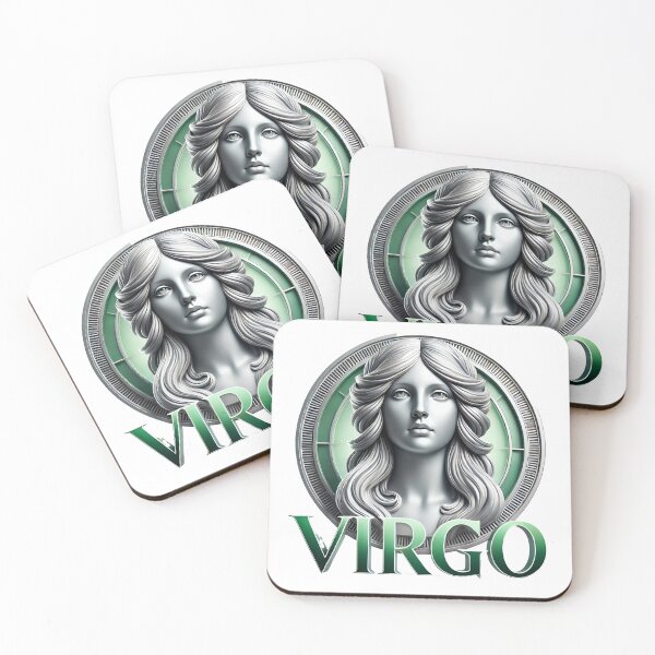 Item preview, Elegant Virgo: Detailed and Earthy Zodiac Art designed and sold by DigitalDream-1.