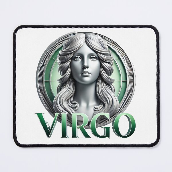 Item preview, Elegant Virgo: Detailed and Earthy Zodiac Art designed and sold by DigitalDream-1.