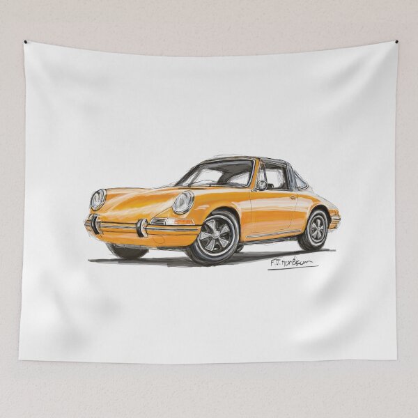Item preview, Porsche 911 in yellow designed and sold by Francohanekom.