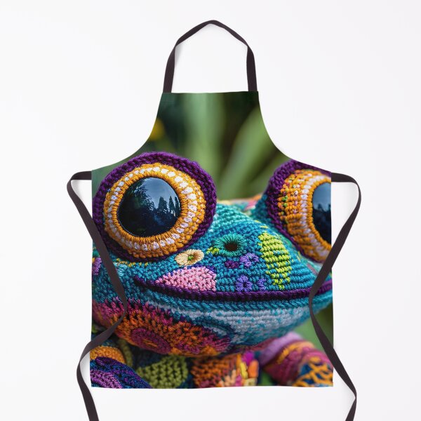 Item preview, Charming Crochet Frog designed and sold by AI-Only Creations.