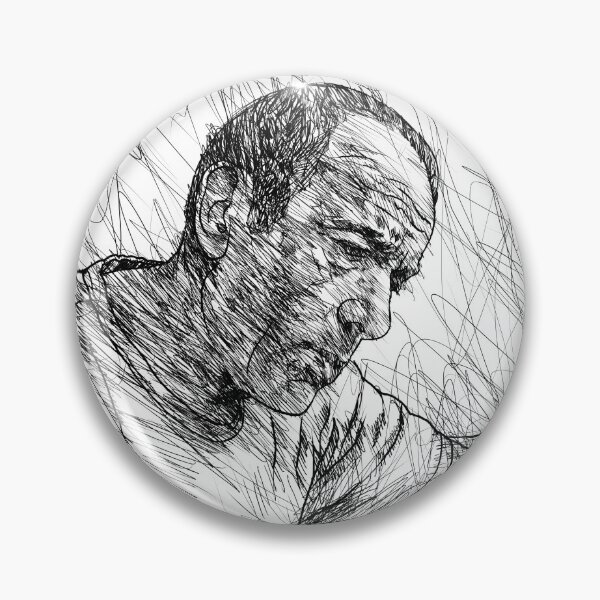 Item preview, RENE CHAR ink portrait .1 designed and sold by lautir.