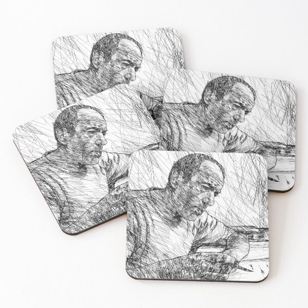 Item preview, RENE CHAR ink portrait .1 designed and sold by lautir.