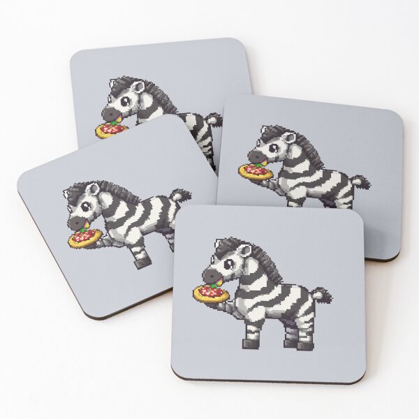 Item preview, Zebra Enjoying Pizza designed and sold by Anwit.