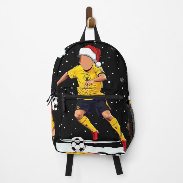 Item preview, Footballer Chrsitmas Design. Yellow & Black Premier League Soccer Player. Wolves designed and sold by Invisible-Cult.