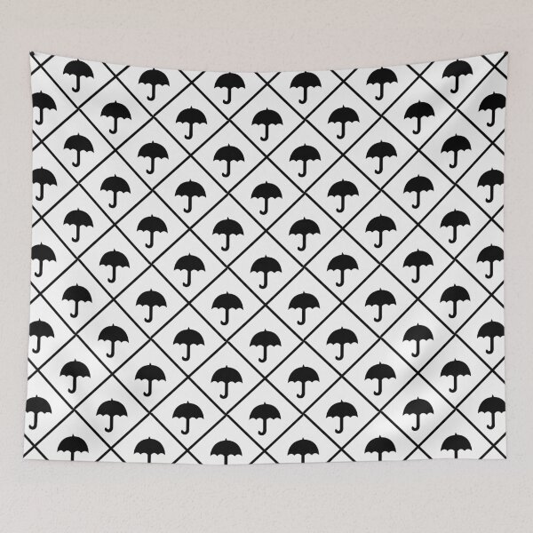 Item preview, White Umbrella Quatrefoil Pattern Design designed and sold by PatternTitan.