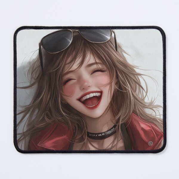 Item preview, Vibrant Joyful Anime Girl Expression by AI designed and sold by DigitAIShop.