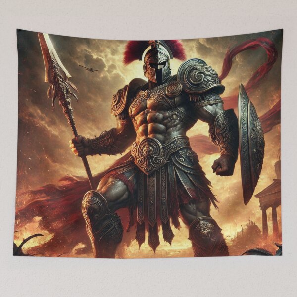 Item preview, Ares, God of War - The Ultimate Warrior Unleashed! ⚔️??️ designed and sold by aunins7.