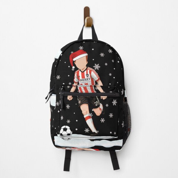 Item preview, Footballer Chrsitmas Design. Red and white derry Soccer Player. Wolves designed and sold by Invisible-Cult.