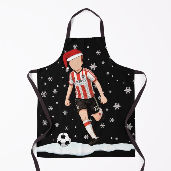 Item preview, Footballer Chrsitmas Design. Red and white derry Soccer Player. Wolves designed and sold by Invisible-Cult.