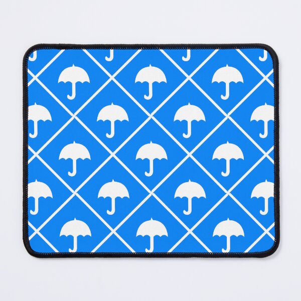 Item preview, Blue White Umbrella Quatrefoil Pattern Design designed and sold by PatternTitan.