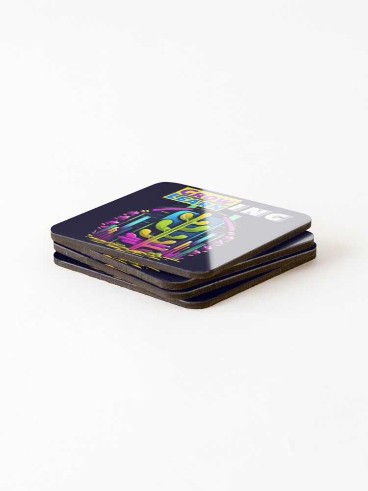 Thumbnail 4 of 5, Coasters (Set of 4), Growing Learning designed and sold by DesignPrePress.