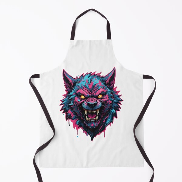 Item preview, Werewolf Face Psychedelic Prismatic Colors 3 designed and sold by webjmf.