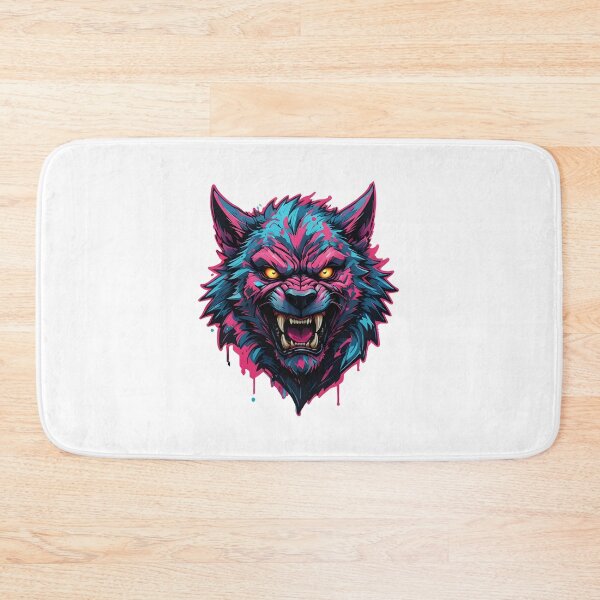 Item preview, Werewolf Face Psychedelic Prismatic Colors 3 designed and sold by webjmf.