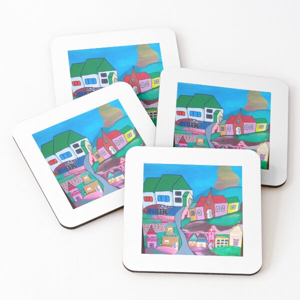 Item preview, Typical country town in the heart of mountains and farms designed and sold by Zarethuthmanart.