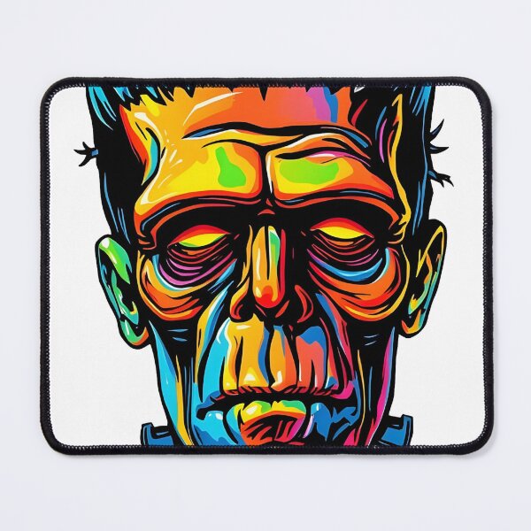 Item preview, Frankenstein Face Psychedelic Prismatic Colors 3 designed and sold by webjmf.
