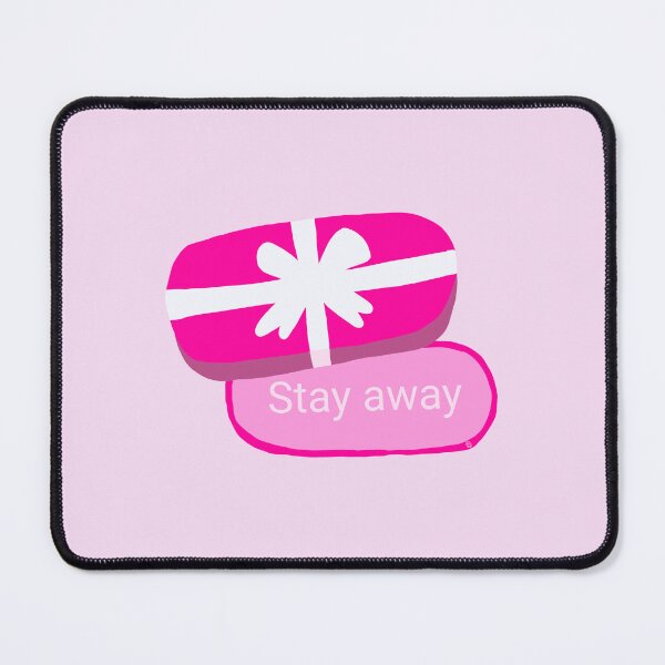 Item preview, Pink gift stay away designed and sold by petiteToulon.
