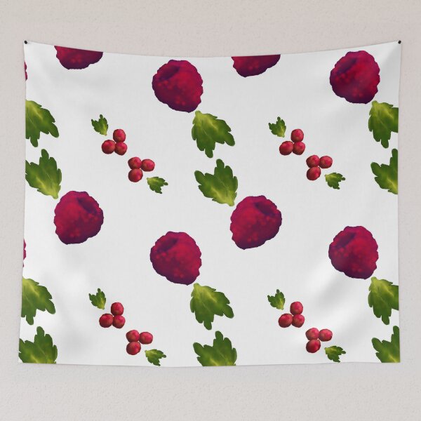 Item preview, Raspberries and Holly designed and sold by Illusyion-Arts.