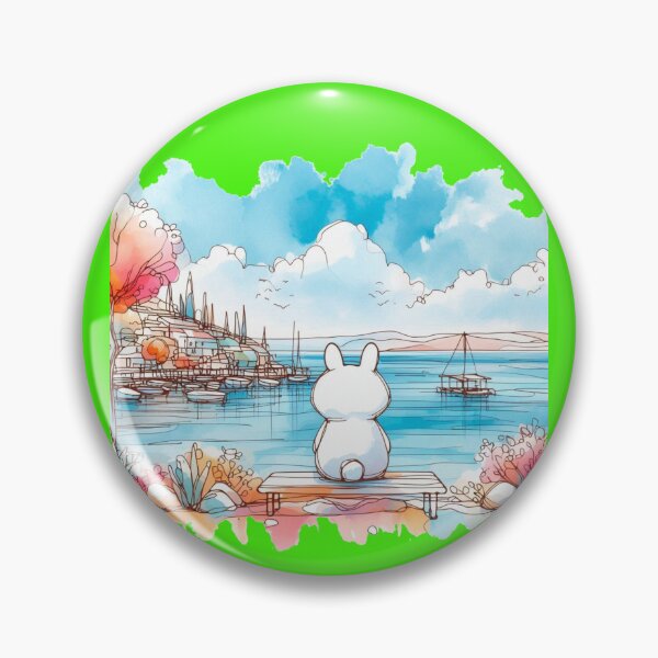 Item preview, 3D Vibrant Sketch of the Sea of Galilee and Tiberias,   designed and sold by PaintMeWorld.