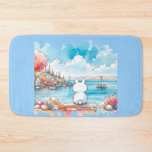 Item preview, 3D Vibrant Sketch of the Sea of Galilee and Tiberias,   designed and sold by PaintMeWorld.