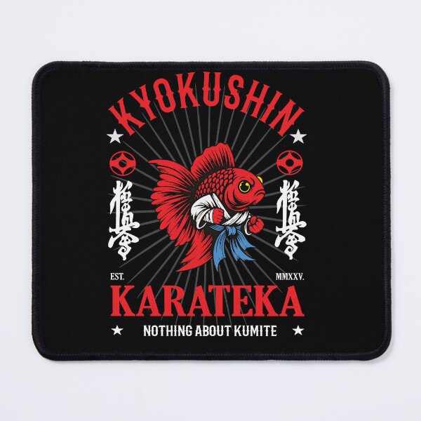 Item preview, Nothing About Kumite - Kyokushin Karate Fighting Fish for Free Fighting Fans designed and sold by RetroMaritalArt.