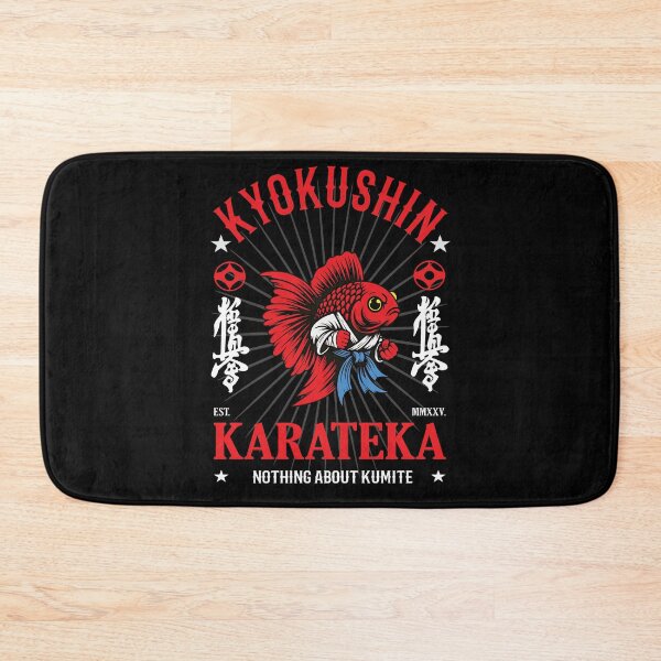 Item preview, Nothing About Kumite - Kyokushin Karate Fighting Fish for Free Fighting Fans designed and sold by RetroMaritalArt.