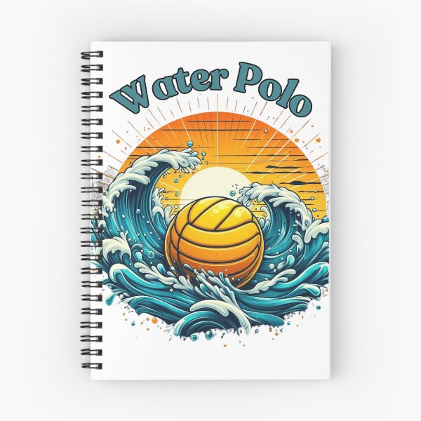 Item preview, Waterpolo ball waves and sunset designed and sold by waterpoloworld.