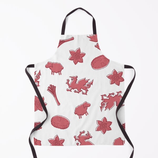 Item preview, Welsh illustrations on white designed and sold by RuthB-Design.