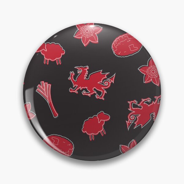 Item preview, Welsh illustrations on coal grey designed and sold by RuthB-Design.