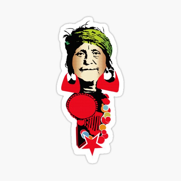 Corazón Mapuche Pegatina