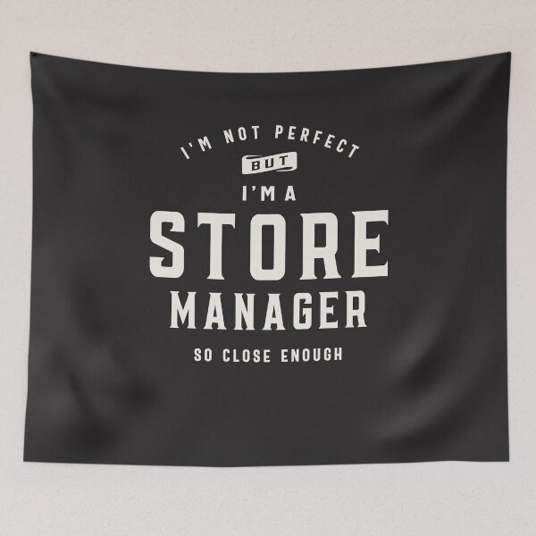 Item preview, I'm Not Perfect, But I'm a Store Manager  designed and sold by cidolopez.