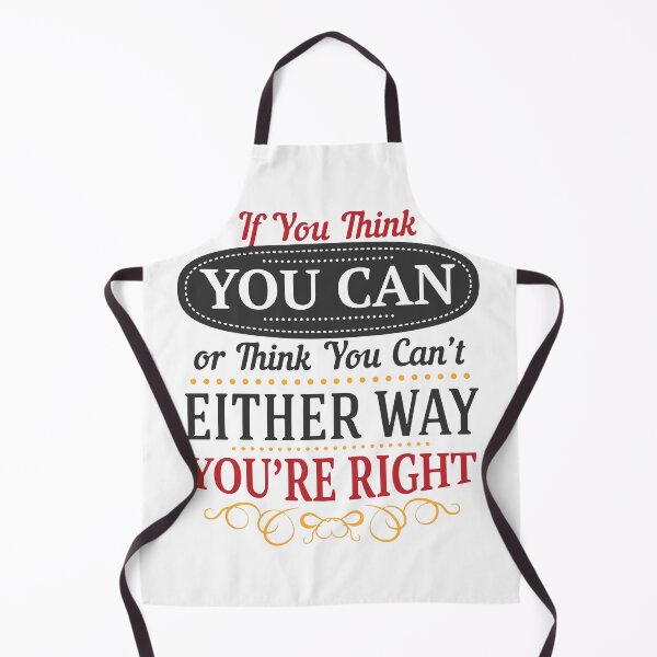 Item preview, If you think you can or think you can't either way you're right. designed and sold by panda-shop77.