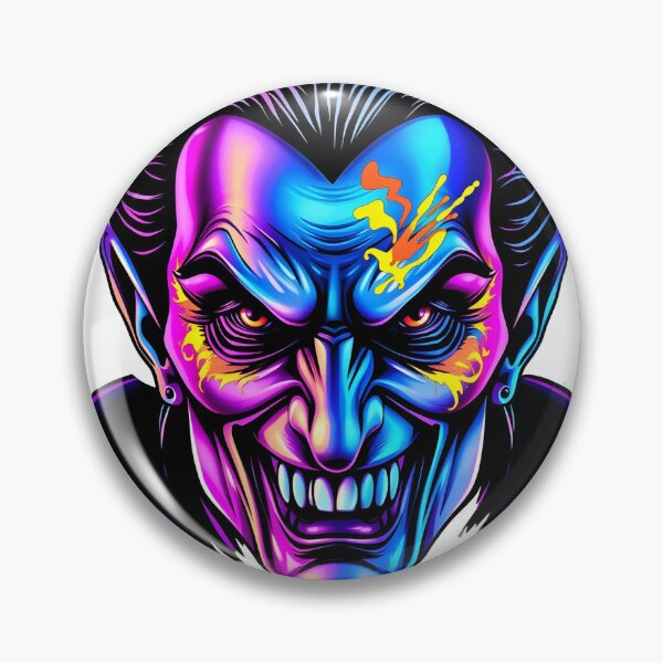 Item preview, Count Dracula Face Psychedelic Prismatic Colors 3 designed and sold by webjmf.