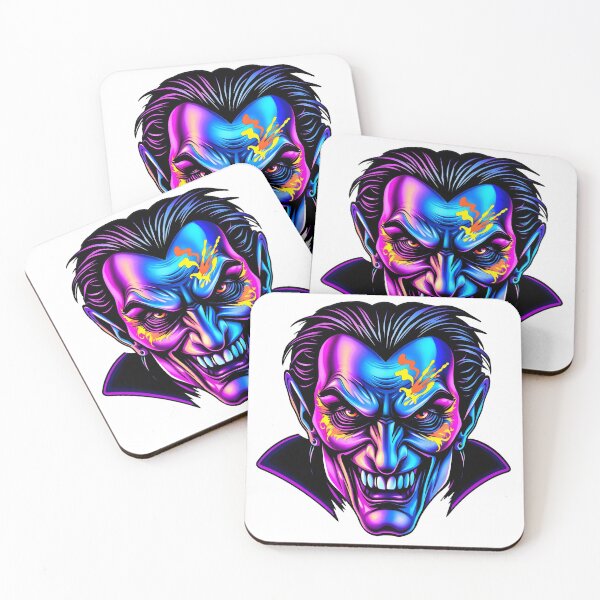Item preview, Count Dracula Face Psychedelic Prismatic Colors 3 designed and sold by webjmf.