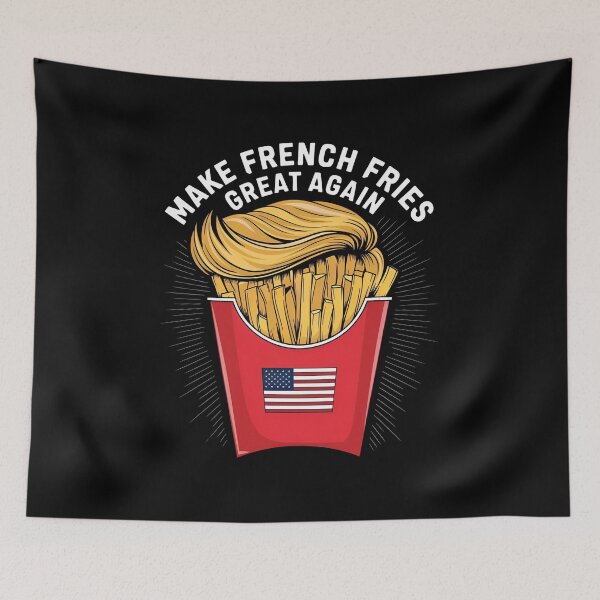 Item preview, Make French Fries Great Again Trump 2024 - The perfect funny gift for French fry lovers, fast-food fans, and anyone with a sense of humor. designed and sold by Zyziowsky.