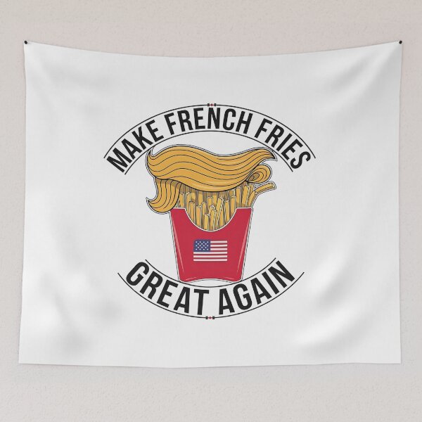 Item preview, Make French Fries Great Again  Trump 2024 - The perfect funny gift for French fry lovers, fast-food fans, and anyone with a sense of humor. designed and sold by Zyziowsky.