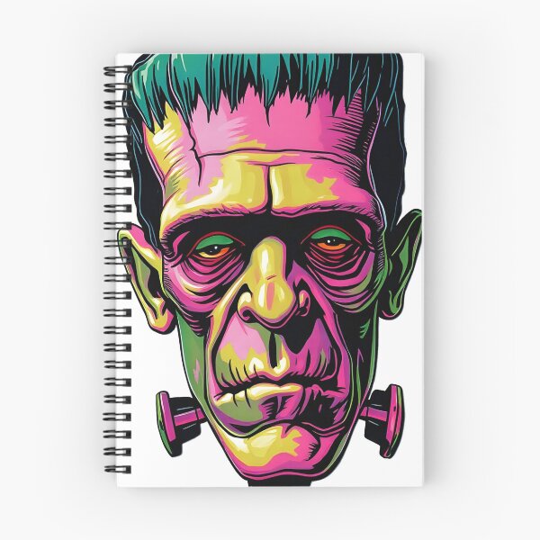 Item preview, Frankenstein Face Psychedelic Prismatic Colors 4 designed and sold by webjmf.
