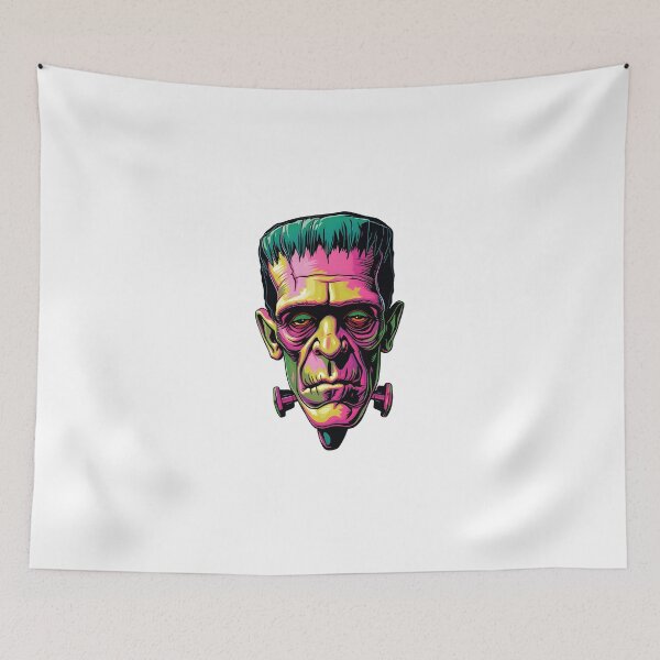 Item preview, Frankenstein Face Psychedelic Prismatic Colors 4 designed and sold by webjmf.