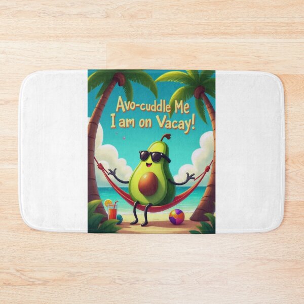 Item preview, Vacation Mode Avocado Chilling in Hammock designed and sold by ArtCreator2023.