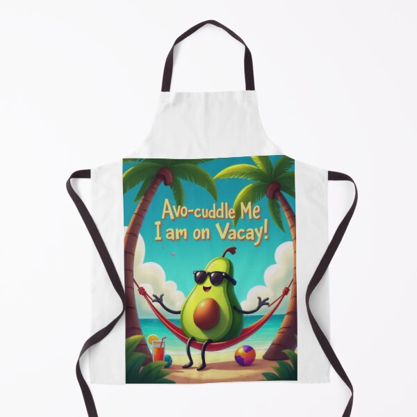 Item preview, Vacation Mode Avocado Chilling in Hammock designed and sold by ArtCreator2023.