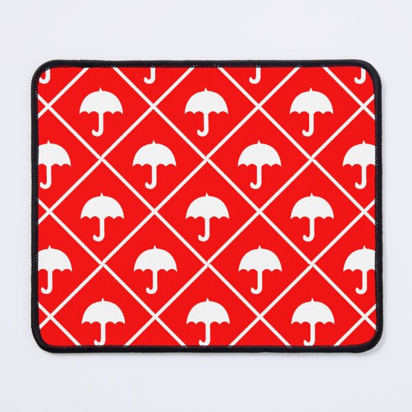 Item preview, Red White Umbrella Quatrefoil Pattern Design designed and sold by PatternTitan.