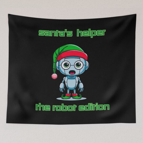 Item preview,  Robot Santa's helper  the robot edition, Cute Robots , Santa Robots, Baby Robots Family designed and sold by KolorellaS.