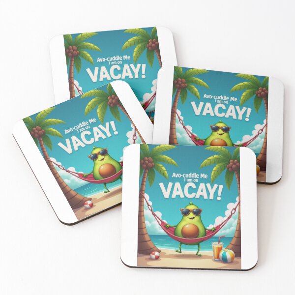 Item preview, Avo cuddle me! Happy Avocado on Vacation designed and sold by ArtCreator2023.