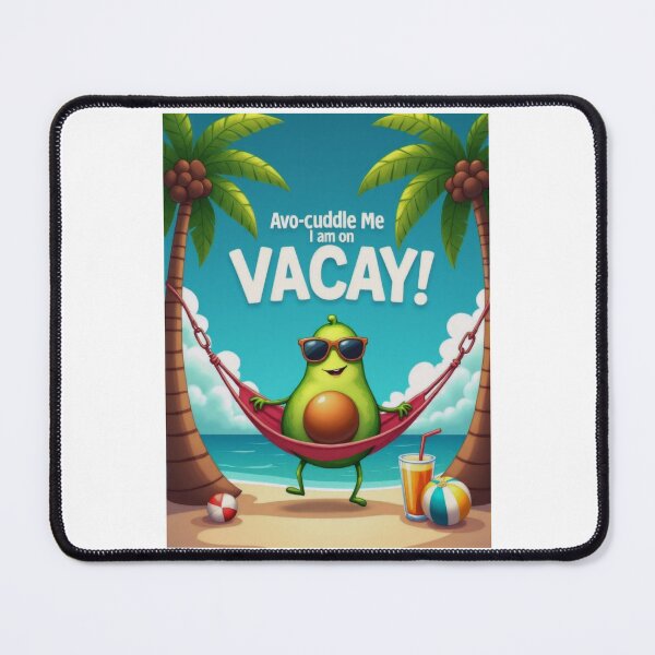 Item preview, Avo cuddle me! Happy Avocado on Vacation designed and sold by ArtCreator2023.