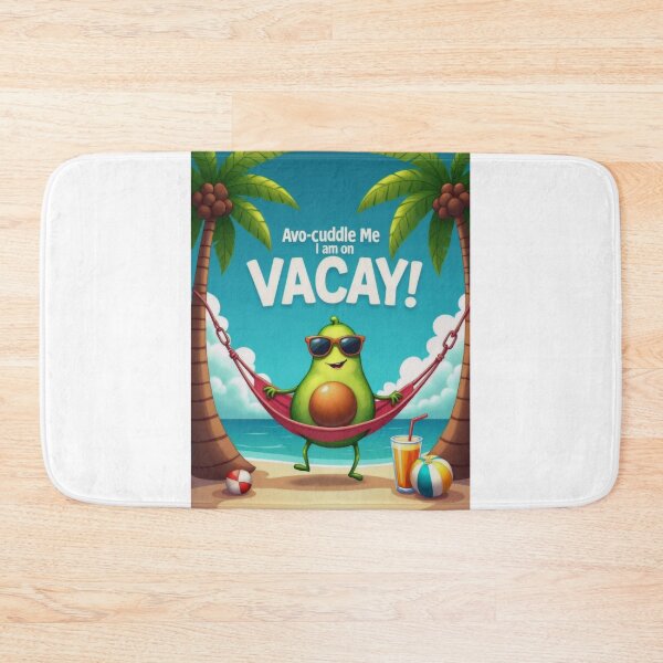 Item preview, Avo cuddle me! Happy Avocado on Vacation designed and sold by ArtCreator2023.