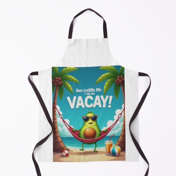 Item preview, Avo cuddle me! Happy Avocado on Vacation designed and sold by ArtCreator2023.