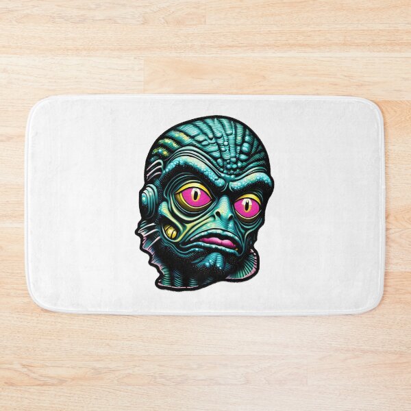 Item preview, Creature of Black Lagoon Face Psychedelic Prismatic Colors 4 designed and sold by webjmf.