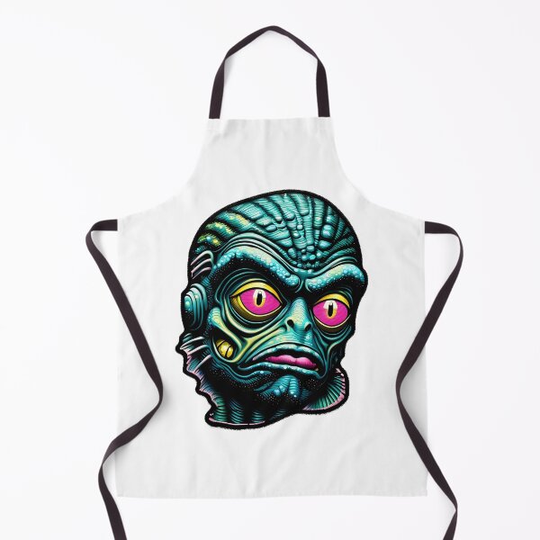 Item preview, Creature of Black Lagoon Face Psychedelic Prismatic Colors 4 designed and sold by webjmf.